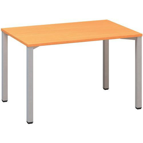 Kancelářský stůl Alfa 200|120x80x74,2cm|rovný|buk Bavaria|RAL9022