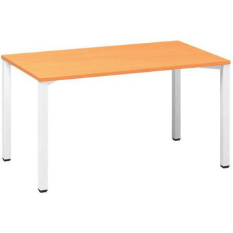 Kancelářský stůl Alfa 200|140x80x74,2cm|rovný|buk Bavaria|RAL9010