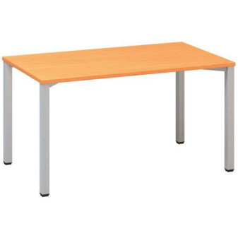 Kancelářský stůl Alfa 200|140x80x74,2cm|rovný|buk Bavaria|RAL9022