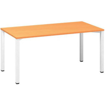 Kancelářský stůl Alfa 200|160x80x74,2cm|rovný|buk Bavaria|RAL9010