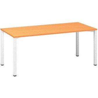 Kancelářský stůl Alfa 200|180x80x74,2cm|rovný|buk Bavaria|RAL9010