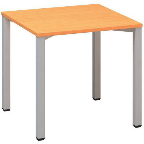 Kancelářský stůl Alfa 200|80x80x74,2cm|rovný|buk Bavaria|RAL9022