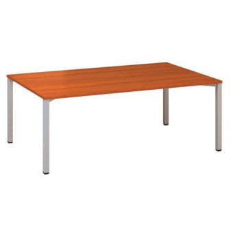 Konferenční stůl Alfa 420 s šedým podnožím|200x120x74,2cm|třešeň