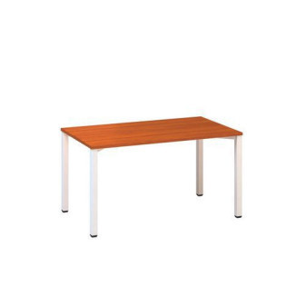 Kancelářský stůl Alfa 200|140x80x74,2cm|rovný|třešeň|RAL9010