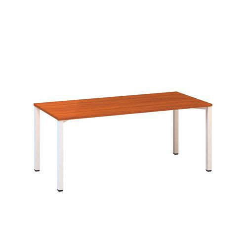 Kancelářský stůl Alfa 200|180x80x74,2cm|rovný|třešeň|RAL9010