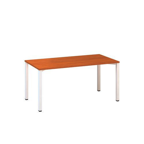 Kancelářský stůl Alfa 200|160x80x74,2cm|rovný|třešeň|RAL9010