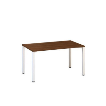 Kancelářský stůl Alfa 200|140x80x74,2cm|rovný|ořech|RAL9010