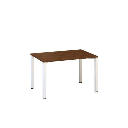 Kancelářský stůl Alfa 200|120x80x74,2cm|rovný|ořech|RAL9010