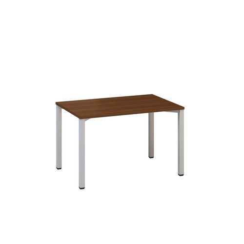 Kancelářský stůl Alfa 200|120x80x74,2cm|rovný|ořech|RAL9022