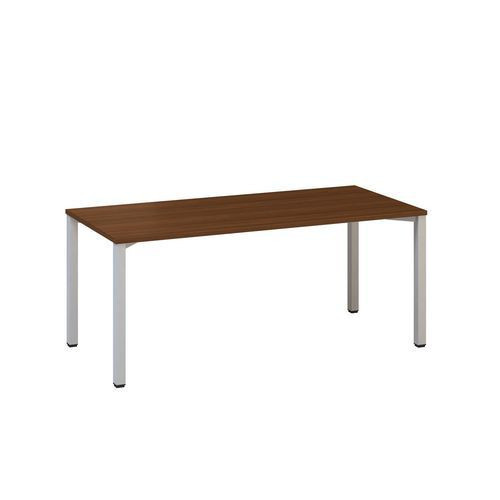 Kancelářský stůl Alfa 200|180x80x74,2cm|rovný|ořech|RAL9022