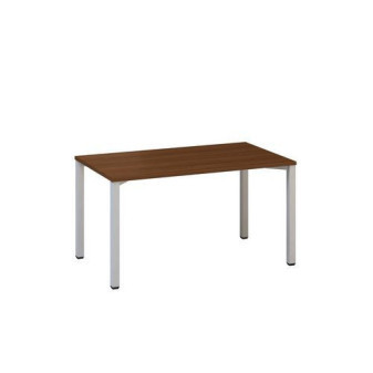 Kancelářský stůl Alfa 200|140x80x74,2cm|rovný|ořech|RAL9022