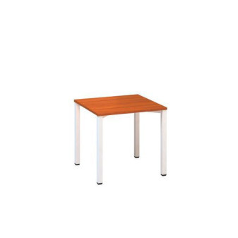Kancelářský stůl Alfa 200|80x80x74,2cm|rovný|třešeň|RAL9010