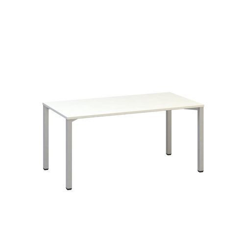 Kancelářský stůl Alfa 200|160x80x74,2cm|rovný|bílá|RAL9022