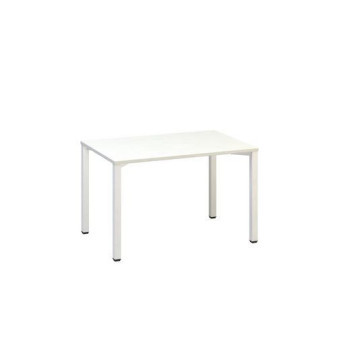 Kancelářský stůl Alfa 200|120x80x74,2cm|rovný|bílá|RAL9010