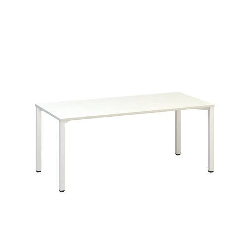 Kancelářský stůl Alfa 200|180x80x74,2cm|rovný|bílá|RAL9010