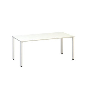 Kancelářský stůl Alfa 200|180x80x74,2cm|rovný|bílá|RAL9010
