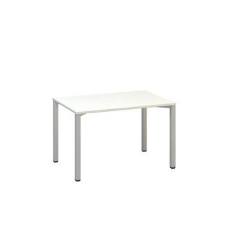 Kancelářský stůl Alfa 200|120x80x74,2cm|rovný|bílá|RAL9022