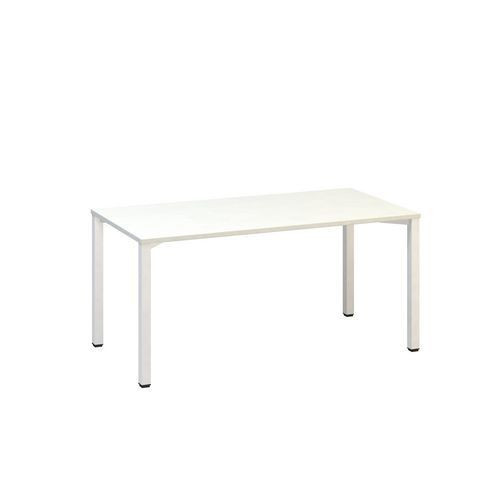 Kancelářský stůl Alfa 200|160x80x74,2cm|rovný|bílá|RAL9010