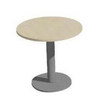 Kruhový konferenční stůl Ergo|80x75cm|javor jersey