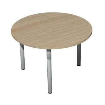 Kruhový konferenční stůl Set 110x75cm|světlé dřevo