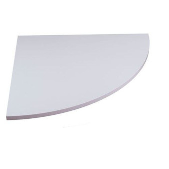 Deska jednacího stolu Combi|80x80cm|1/4 kruh|šedá