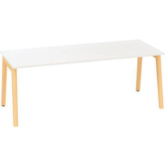 Konferenční stůl Alfa Root|200x100x74,2cm|bílý