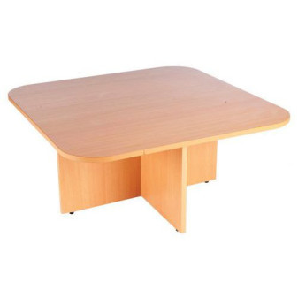 Konferenční stůl Manutan|100x100cm|buk