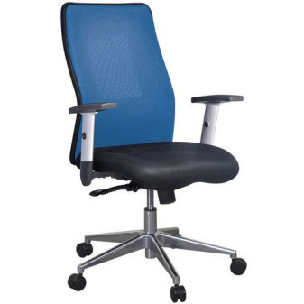 Kancelářská židle Manutan Penelope Alu|modrá
