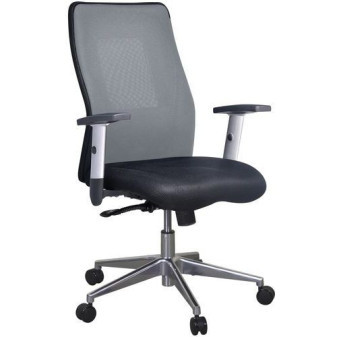Kancelářská židle Manutan Penelope Alu|šedá