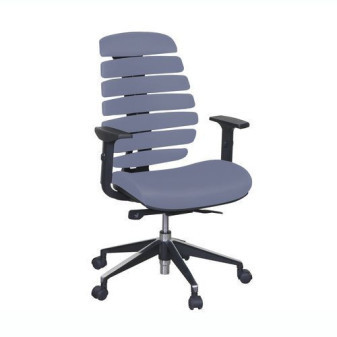 Kancelářská židle Dory|látka|černá/šedá