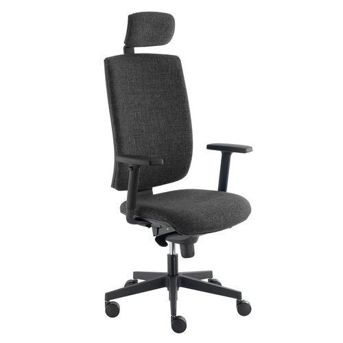 Kancelářská židle Keny Šéf|šedá/černá