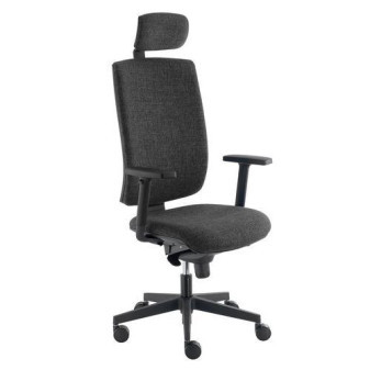 Kancelářská židle Keny Šéf|šedá/černá