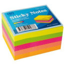 Bloček samolepící 40x50mm 5 neon barev 5x60 listů Auro
