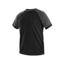 Tričko s krátkým rukávem OLIVER, černo-šedé, vel. XL | 1610-002-810-95