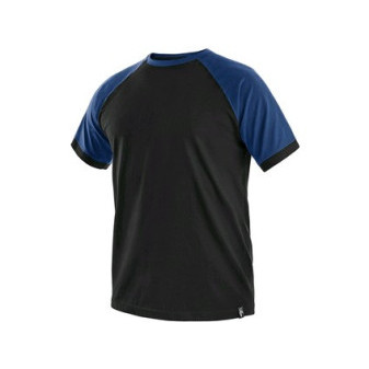 Tričko s krátkým rukávem OLIVER, černo-modré, vel.
