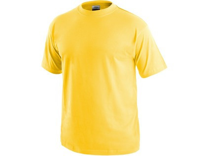 Tričko CXS DANIEL, krátký rukáv, žluté, vel. XL