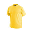 Tričko s krátkým rukávem DANIEL, žluté, vel. XL | 1610-001-150-95