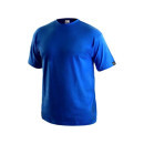 Tričko s krátkým rukávem DANIEL, středně modré, vel. 4XL | 1610-001-413-98