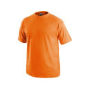 Tričko s krátkým rukávem DANIEL, oranžové, vel. XL | 1610-001-200-95