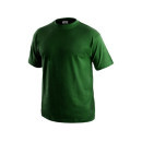 Tričko s krátkým rukávem DANIEL, lahvově zelené, vel. XL | 1610-001-511-95