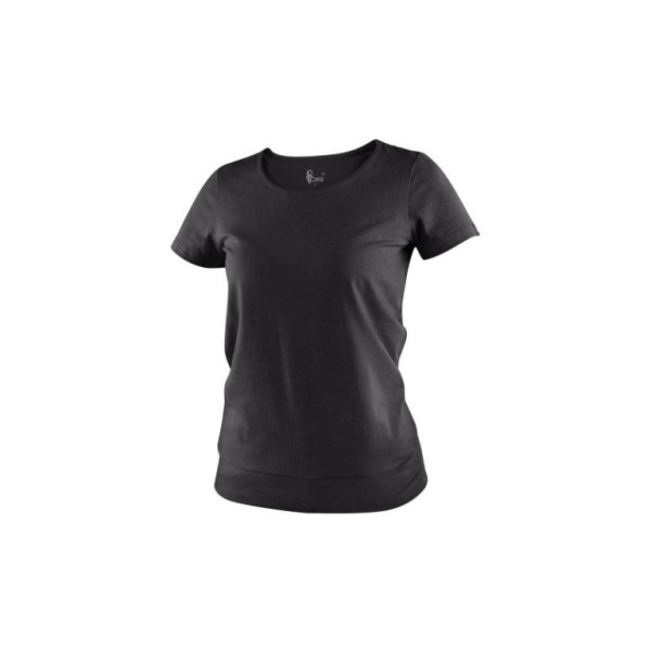 Tričko CXS EMILY, dámské, krátký rukáv, černé, vel.