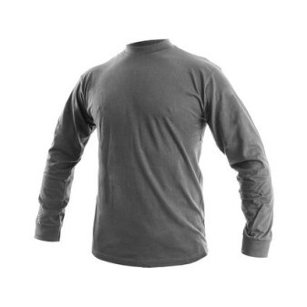 Pánské tričko s dlouhým rukávem PETR, zinkové, vel. 2XL | 1620-001-711-96   DOPRODEJ