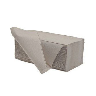 Ručníky pap. Z-Z 1vrs. šedé recykl 25x23cm 250ks