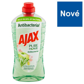 Čistič antibakterial Ajax Apple blossom zelený 1L
