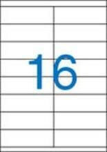 Etikety 105x37mm 2řadé 16etiket na archu 100listů Victoria