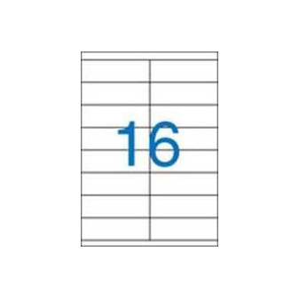 Etikety 105x37mm 2řadé 16etiket na archu 100listů Victoria