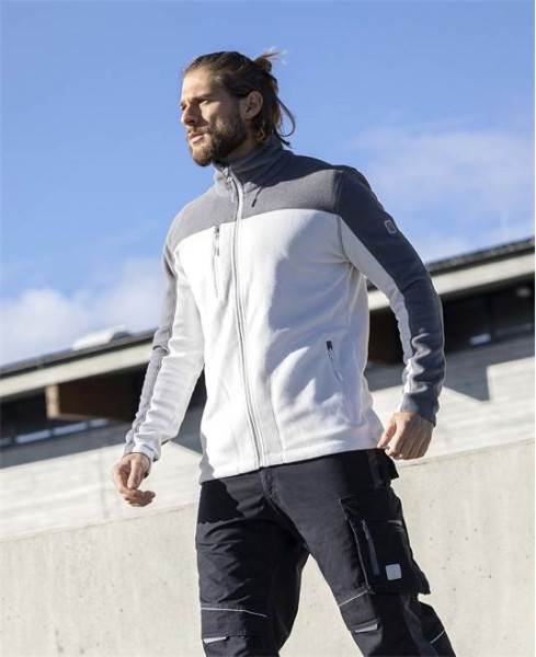 Mikina fleece ARDON®MICHAEL bílá | H2202/S