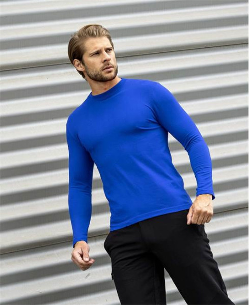 Tričko ARDON®CUBA s dlouhým rukávem středně modrá royal | H13224/