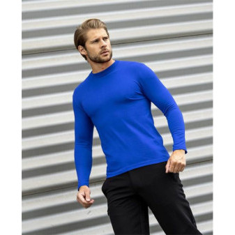 Tričko ARDON®CUBA s dlouhým rukávem středně modrá royal | H13224/