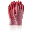 Máčené rukavice ARDON®NATURE TOUCH 06/XS - s prodejní etiketou - růžové | A8083/06-SPE